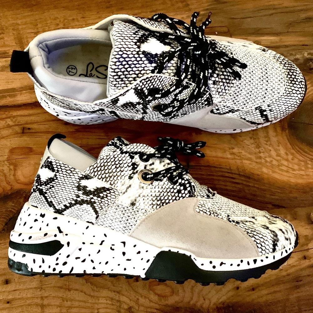 Snakeskin Tennis Shoes